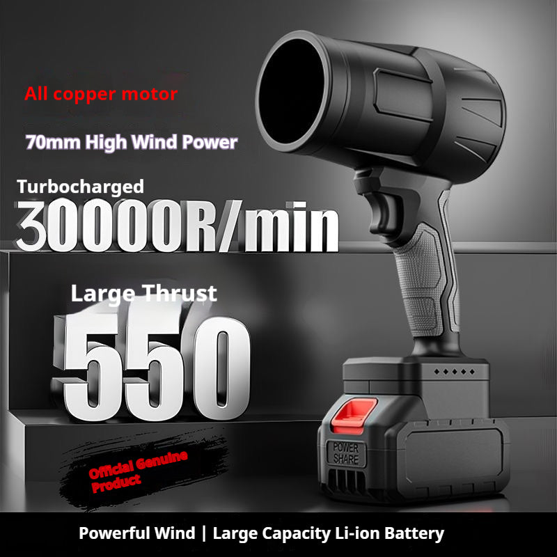 Powerful Handheld Leaf Blower | Professional Yard Cleanup Tool | Turbo Mode |