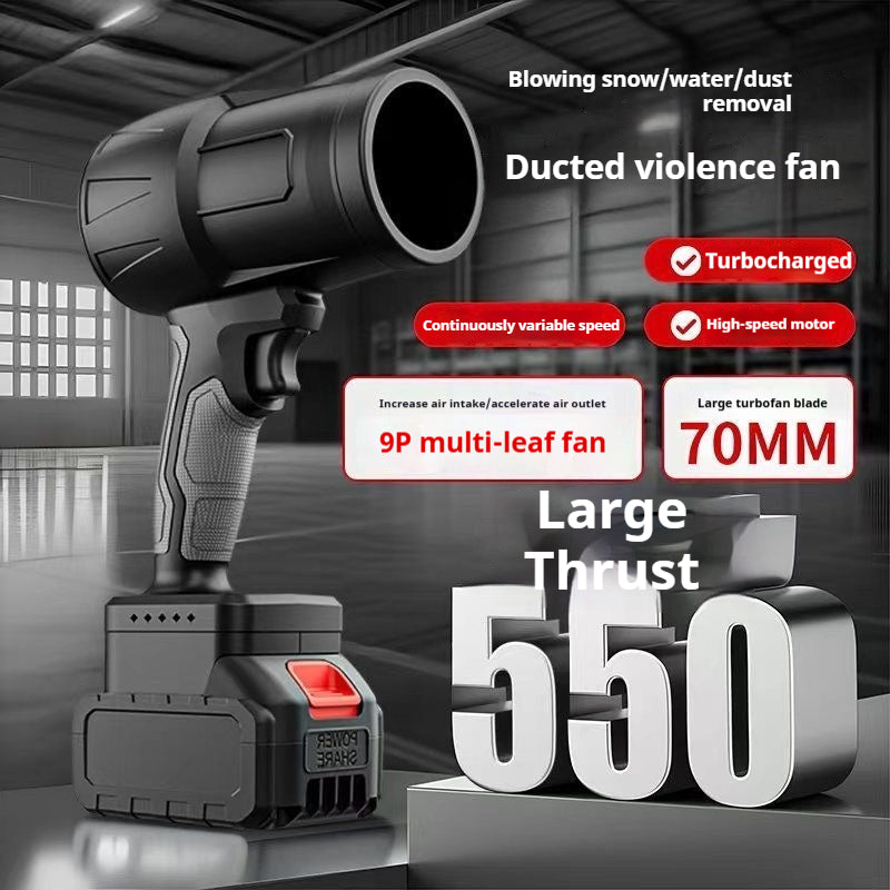 Powerful Handheld Leaf Blower | Professional Yard Cleanup Tool | Turbo Mode |