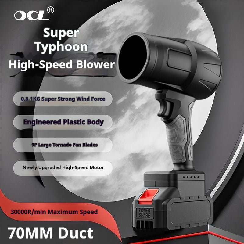 Powerful Handheld Leaf Blower | Professional Yard Cleanup Tool | Turbo Mode |