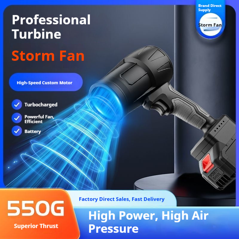 Powerful Handheld Leaf Blower | Professional Yard Cleanup Tool | Turbo Mode |