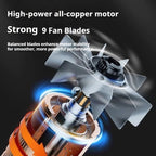 Powerful Handheld Leaf Blower | Professional Yard Cleanup Tool | Turbo Mode |